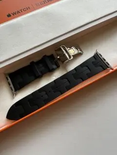 Apple Watch Hermès - 46mm キリム（黒）シンプルトゥール