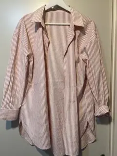 ストライプ柄 シャツ ブラウスLサイズ