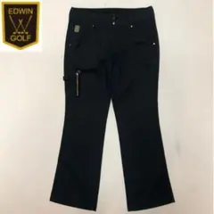 エドウィン ゴルフ スポーツ パンツ◇ブラック Lサイズ