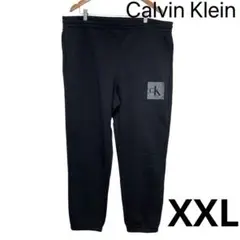 カルバンクライン スウェットパンツ XXL ジョガーパンツ 黒 裏起毛 メンズ