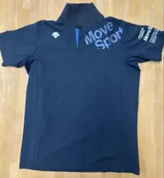 Move Sport ブラック　デサント　ポロシャツ　Ｌサイズ