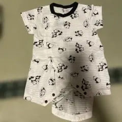 パンダ柄ロンパース 50-60cm