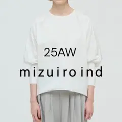 25AW 美品✨mizuiro indクルーネック コクーンプルオーバー