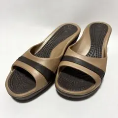 未使用　クロックス　Crocs Sassari W5ササリー　ゴールド1564 未使用 クロックス Crocs Sassari W5ササリー ゴールド1564