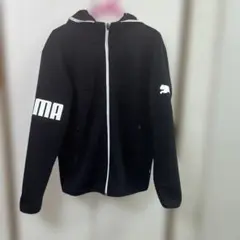 美品　PUMA ブラック フード付き　ジャケット M