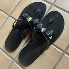 MICHAEL KORS ブラックリボンサンダル