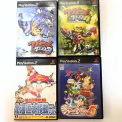 動作確認済　PS2ソフト4本 ラチェット&クランク2種、桃鉄、モンスターファーム