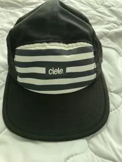 ciele ストライプランニングキャップ定価約6000円～男女兼用速乾軽量