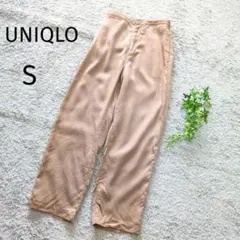 ☆UNIQLO　ユニクロ　FRESSANGE　コラボ　ワイドパンツ　S　4528