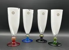 超可爱 琉球ガラス 末吉清一 金箔 中皿 盛皿 直径26 新品未使用