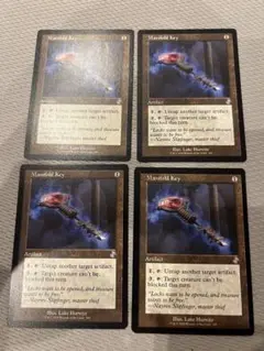 mtg 多用途の鍵　旧枠　4枚セット