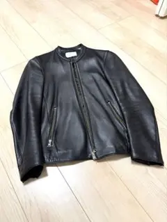 studious ソフトラムレザーシングルライダースジャケット