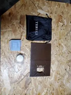 TERULF 耐熱板兼テーブルソロキャンプ収納袋付き