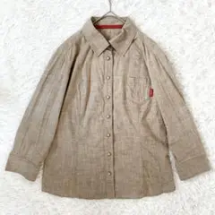 美品♡CARA O CRUZ リネン風シャツ 日本製