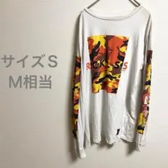 USA古着 RECKLESS カモフラージュ 長袖カットソー