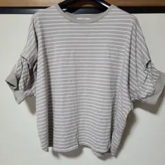 Samansa Mos2 五分袖 Tシャツ