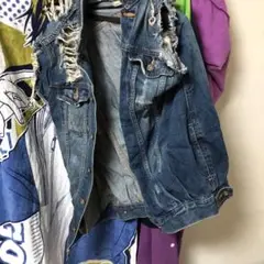 袖なしジージャン