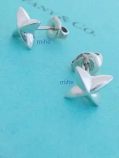 磨き済 ティファニー シリウススター スタッド ピアス シルバー