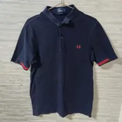 FRED PERRY フレッドペリー ポロシャツ ネイビー コットン100％