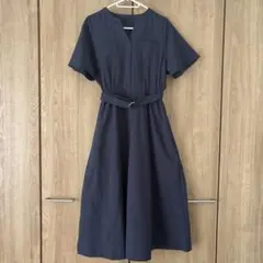 【新品未使用】トルディア ワンピース ネイビー・サイズM