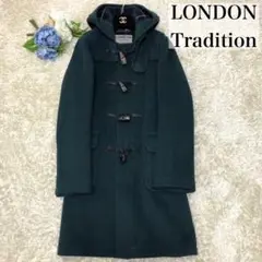 【極美品✨】ロンドントラディション ダッフルコート ロング丈 フード ミント色