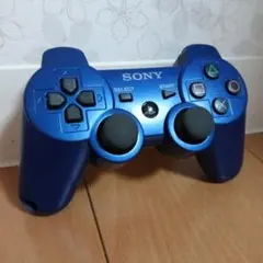 ジャンク！PS3 ワイヤレスコントローラー CECHZC2J ブルー　青