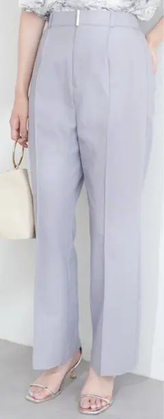 osono綿麻ハイウエストパンツ