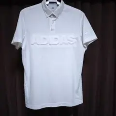adidas ホワイト ポロシャツ