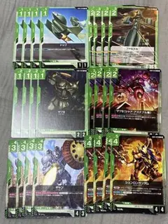 緑　汎用パーツ　R以下　ガンダムカード　GD01 ST03