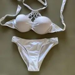 ホワイト セパレートビキニ サイズF