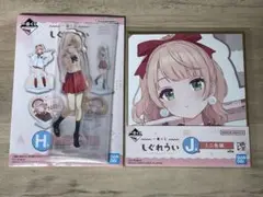 一番くじ　しぐれうい　アクリルスタンド　ミニ色紙　セット