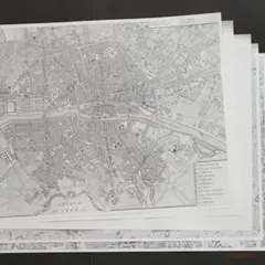 激激レア！1861年のパリ古地図 オリジナル エッフェル塔がない 馬車が走る 2025年最新】パリ古地図の人気アイテム - メルカリ
