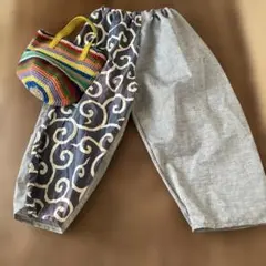 綿100ハンドメイド骨董市バルーンパンツちくちくもんぺ