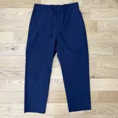 【美品】グローバルワーク エアかるイージーパンツ アンクル Mサイズ ネイビー