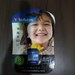 新品　未使用　SDHCカード　SDHC8GJVB1　Verbatim 8GB