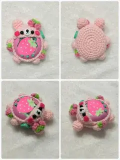 たまごっちパラダイスカバー　476 いちごまみれくまちゃんリボーン