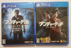 アンチャーテッド 海賊王と最後の秘宝 古代神の秘宝 ２本セット PS4