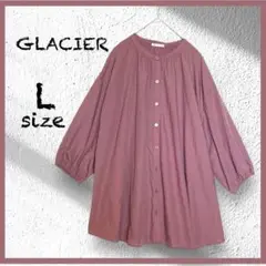 GLACIER グラシア トップス オーバーサイズ カジュアル ピンク Lサイズ