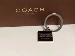 未使用美品コーチCOACH レザーウェア キーホルダー本物