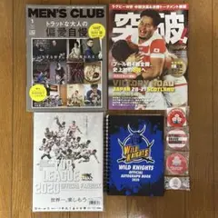 ラグビー 日本代表 雑誌 缶バッジ