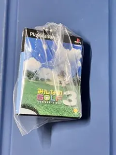 ゲームパッケージミニチュアチャーム　みんなのゴルフ3