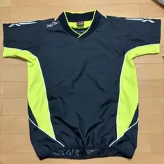 ピステ　シャカシャカ　バレーボール　半袖　黒・黄色