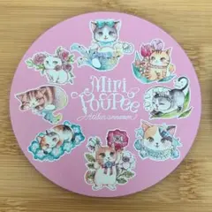 ねこちゃん大集合木製コースター　イラストレーターナギノユカオリジナル製品