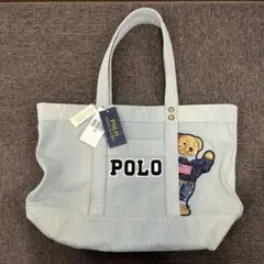 ♡✨✨ポロラルフローレン ポロベア デニム キャンパストートバッグ✨✨♡