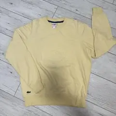 LACOSTE イエロー トレーナー S