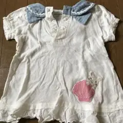クーラクール襟付きホワイトTシャツ 半袖