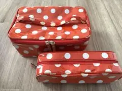 kate spade NEW YORK ドット柄　バニティ　ポーチ　2点セット