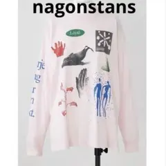 ナゴンスタンス　drawing diary long-sleeves M ピンク