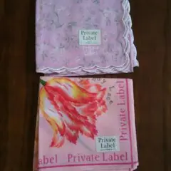 private label ハンカチ 2枚 セット