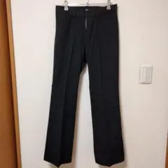INED　ブラックストレートパンツ